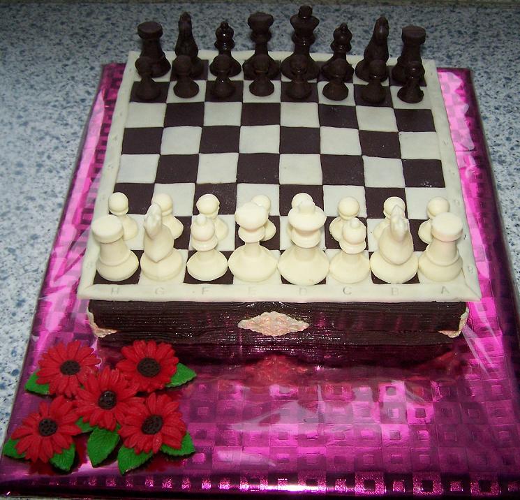 Čokoládové šachy+čokoládová krabice